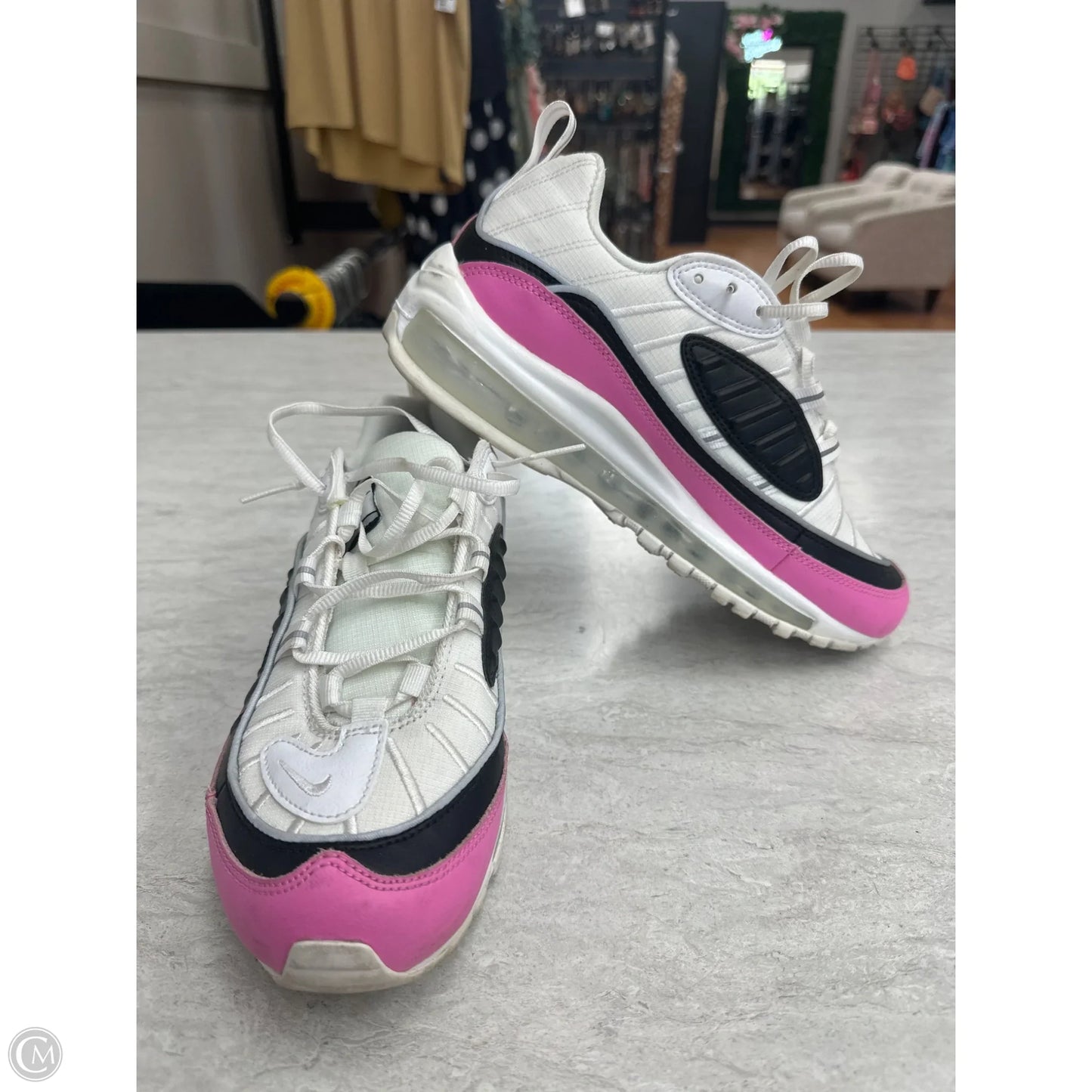 Shoes Athletic By Nike In Pink & White, Size: 8