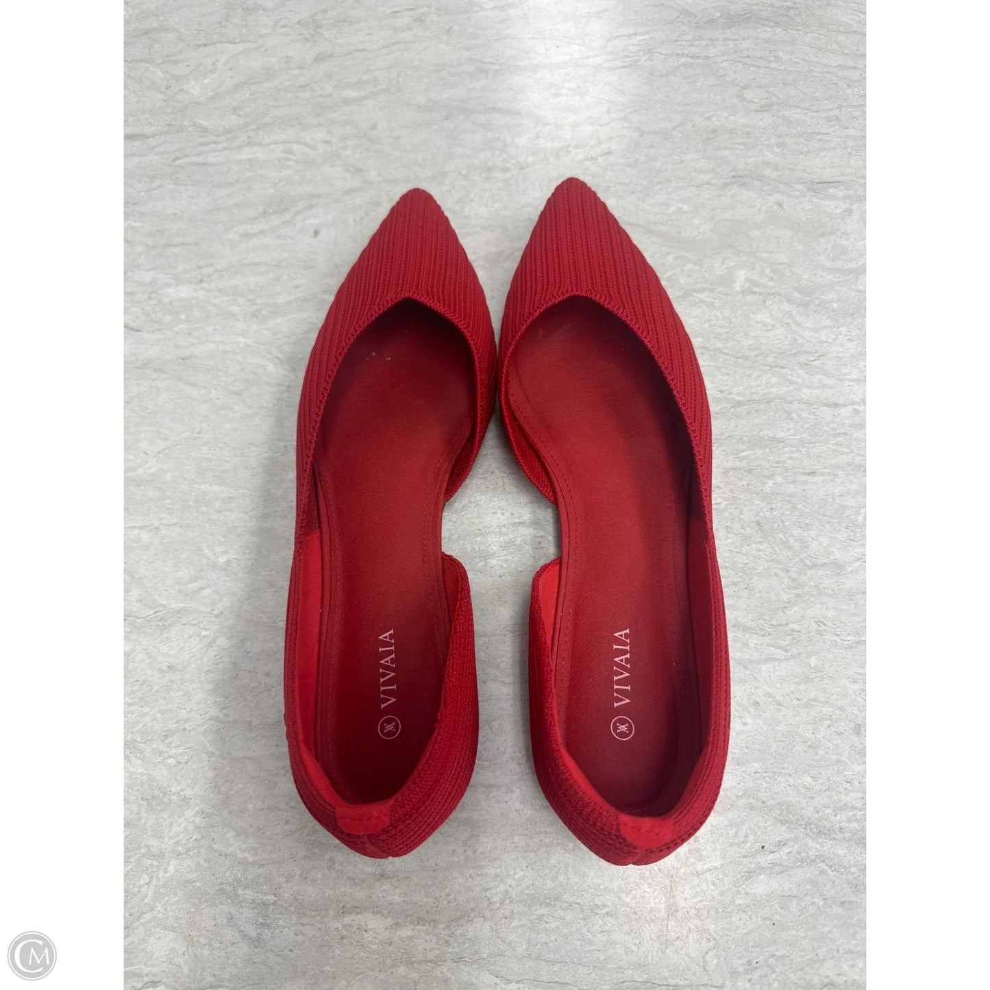 Shoes Flats By Vivaia In Red, Size: 10