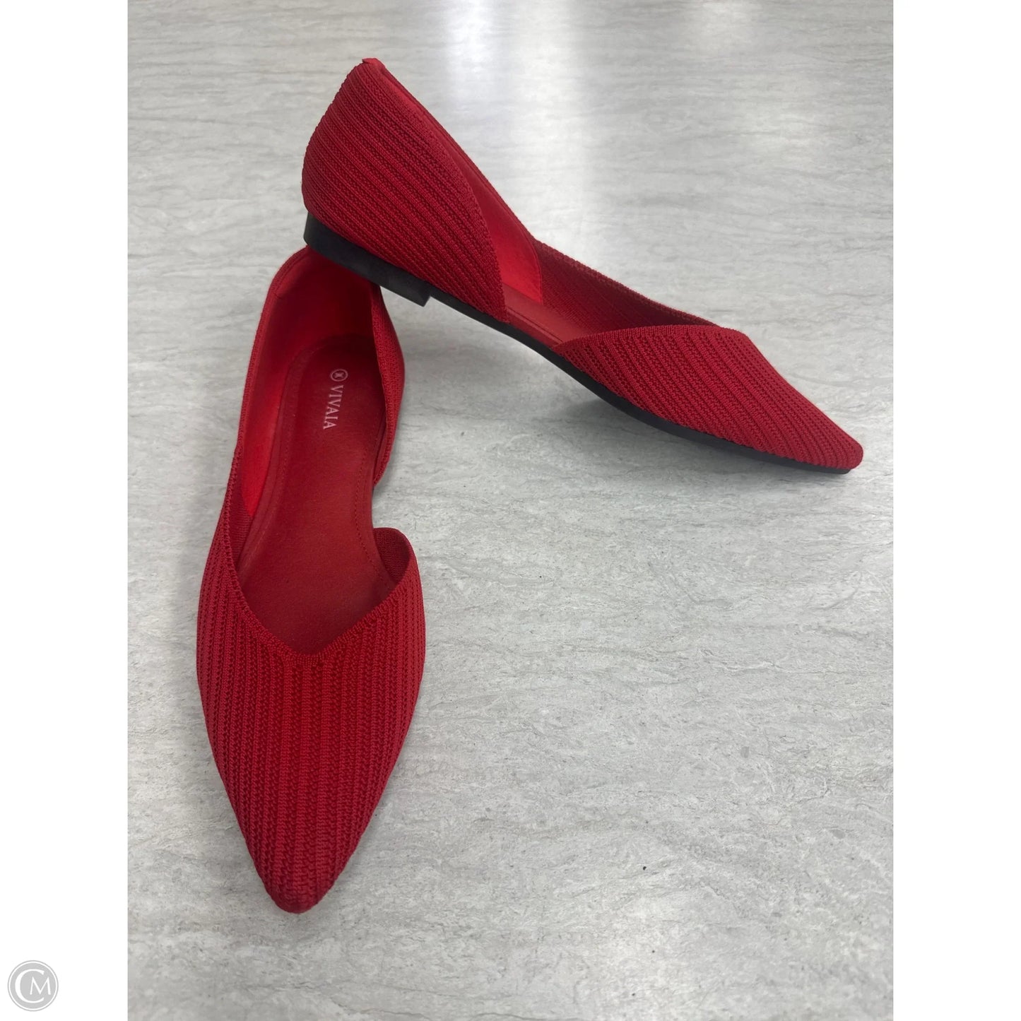 Shoes Flats By Vivaia In Red, Size: 10