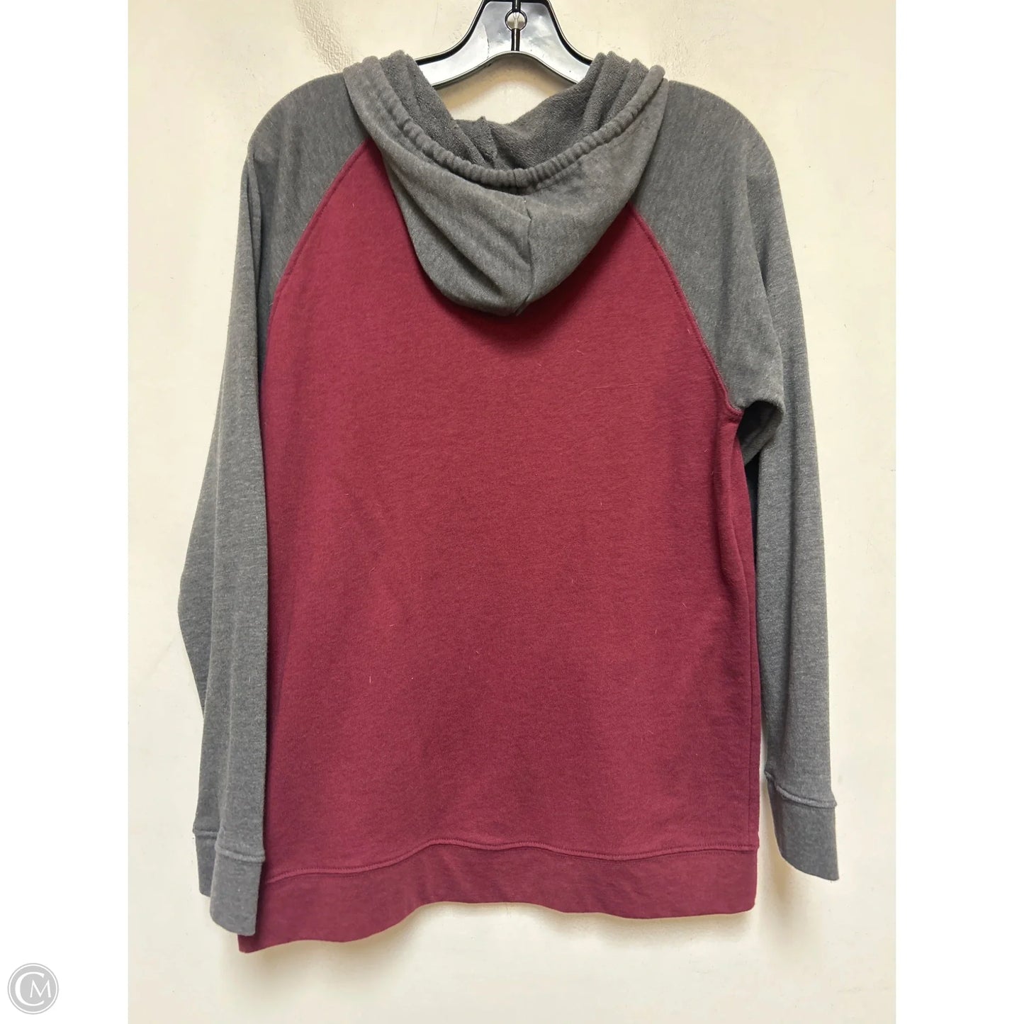 Sweatshirt Hoodie By Disney Store In Grey & Purple, Size: S