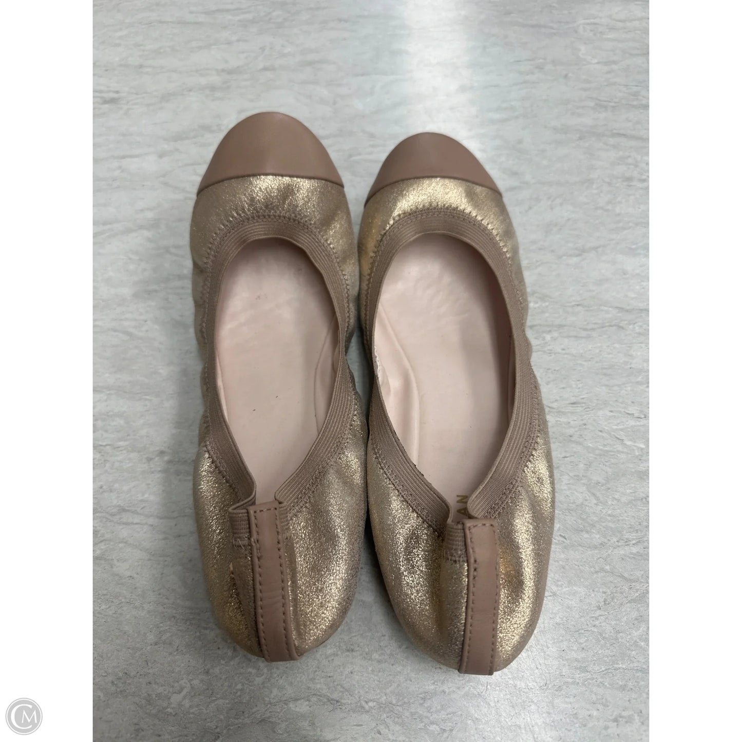 Shoes Flats By Cole-haan In Gold, Size: 9