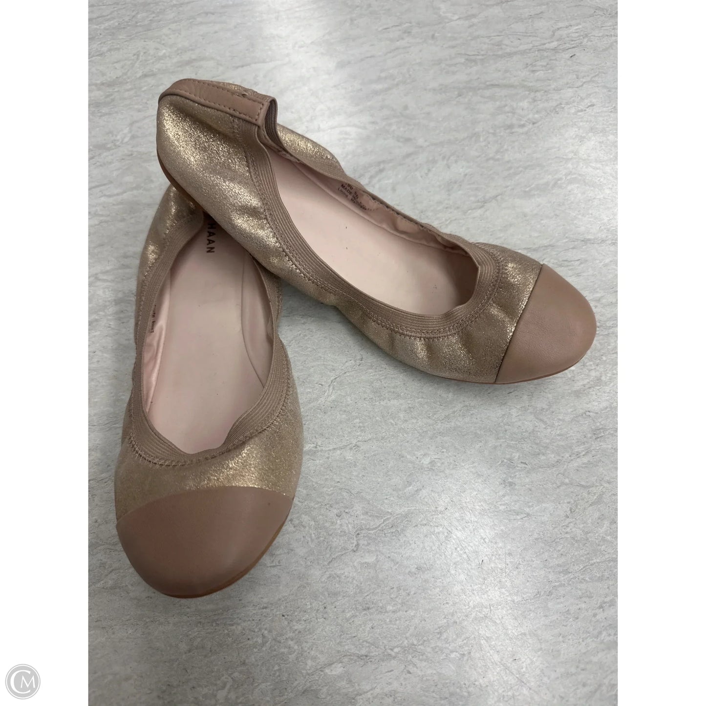 Shoes Flats By Cole-haan In Gold, Size: 9