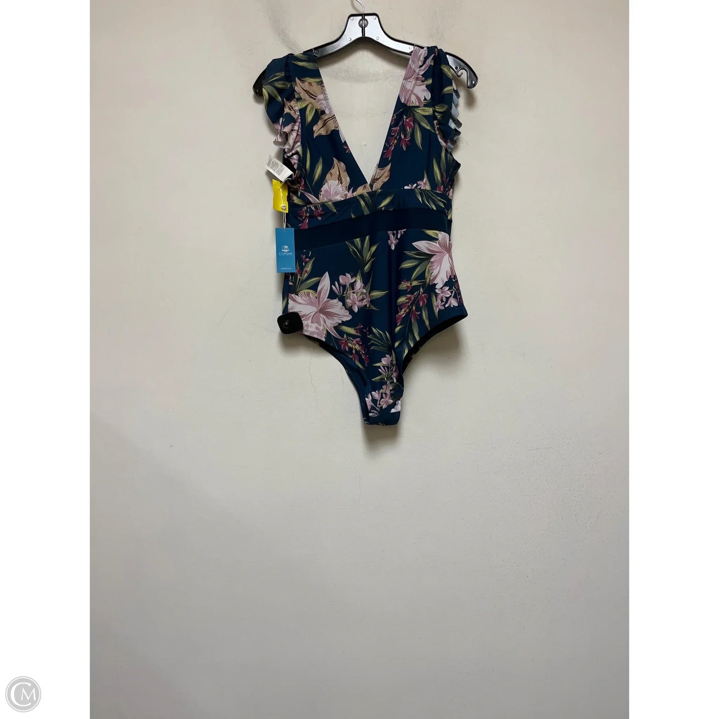 Swimsuit By Cupshe In Floral Print, Size: Xl