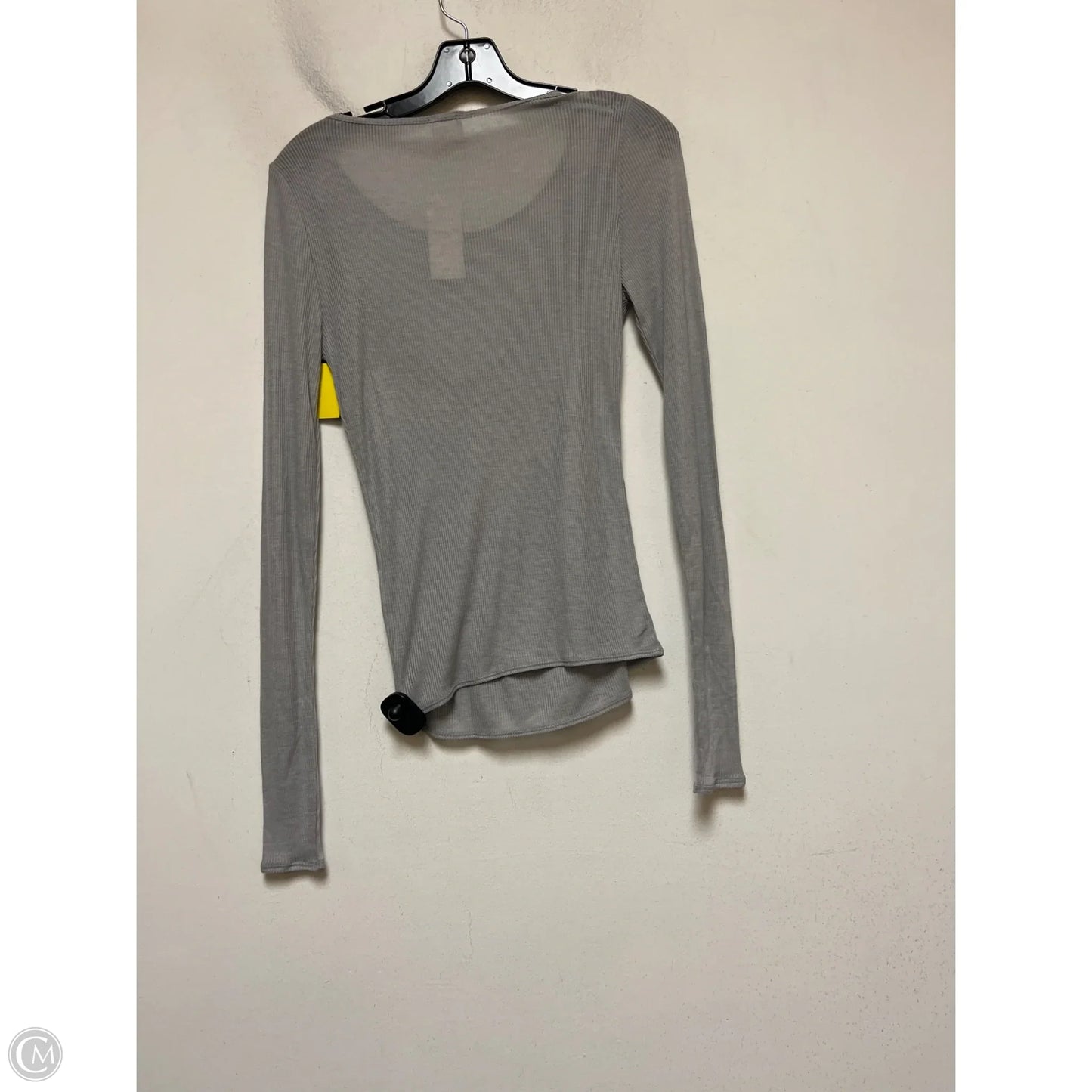 Top Long Sleeve Basic By Abercrombie And Fitch In Grey, Size: S