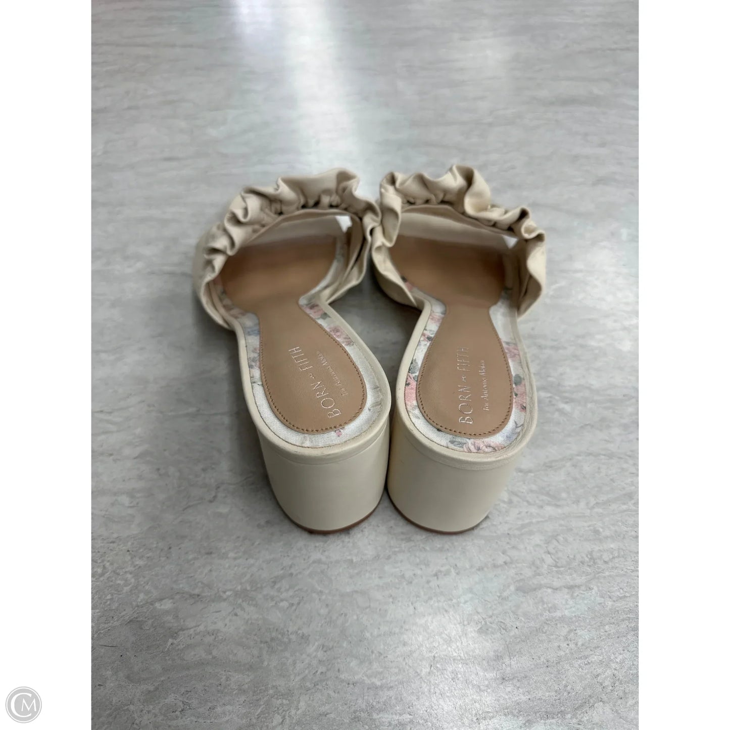 Shoes Heels Block By Antonio Melani In Cream, Size: 10