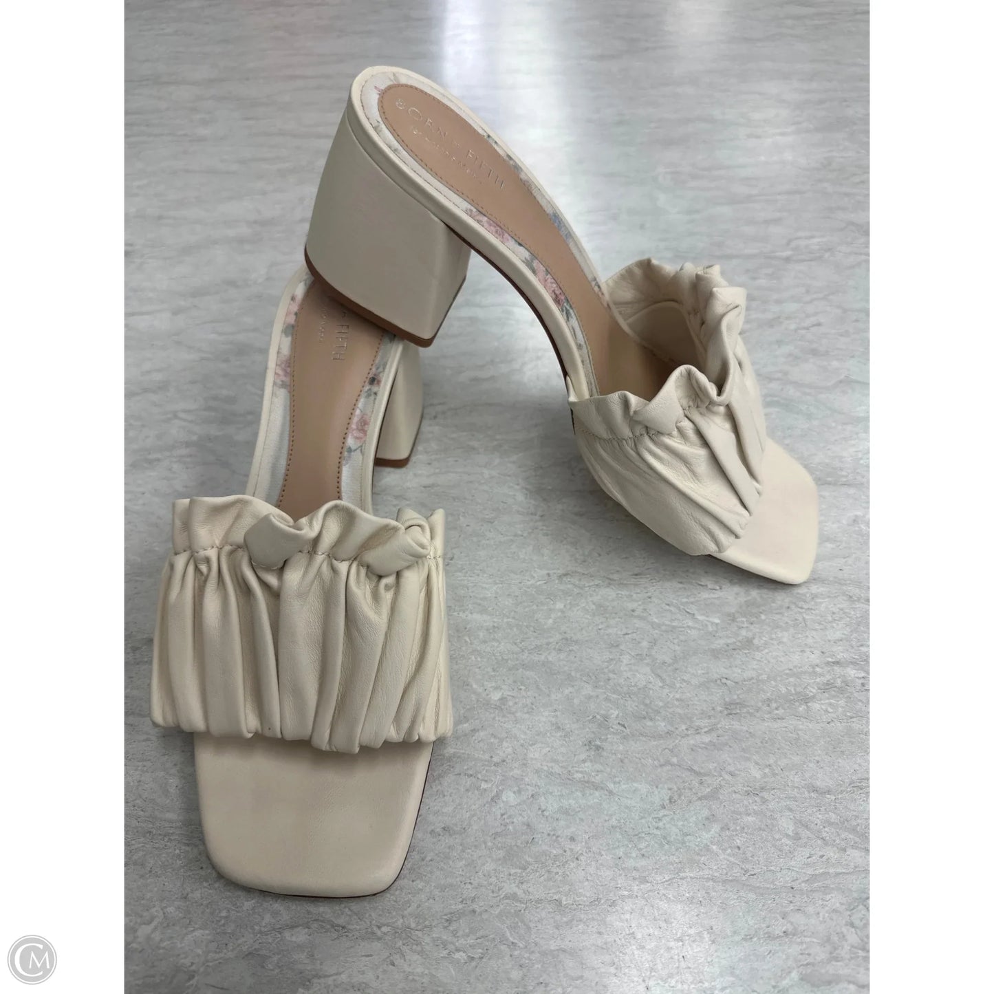 Shoes Heels Block By Antonio Melani In Cream, Size: 10