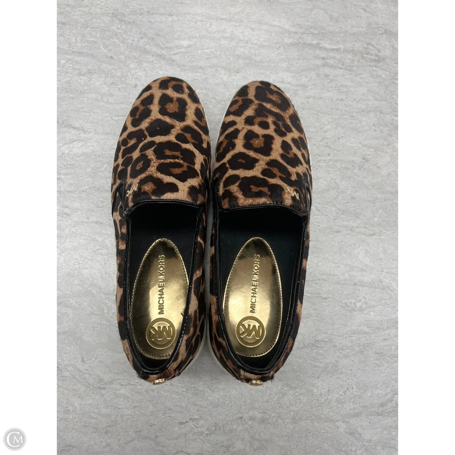 Shoes Designer By Michael Kors In Animal Print, Size: 7