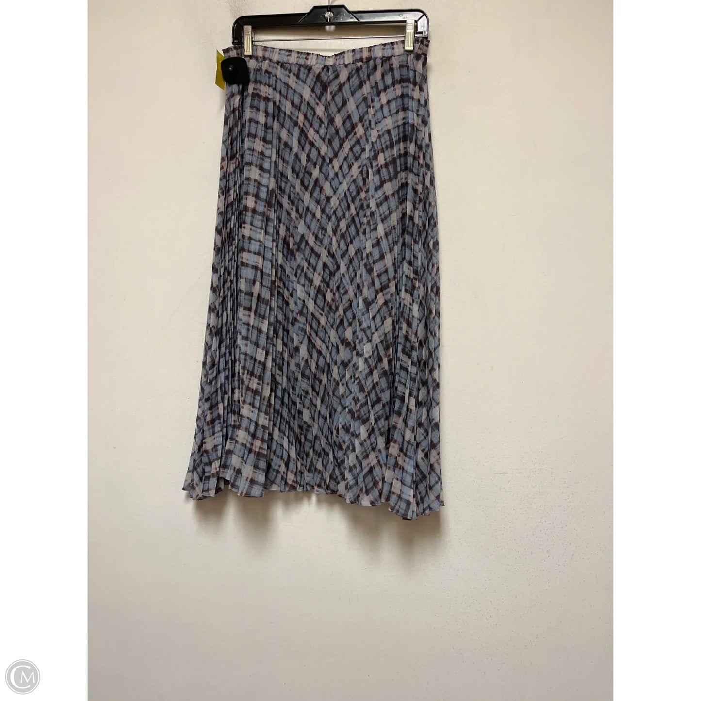 Skirt Midi By Clothes Mentor In Blue & Brown, Size: 12