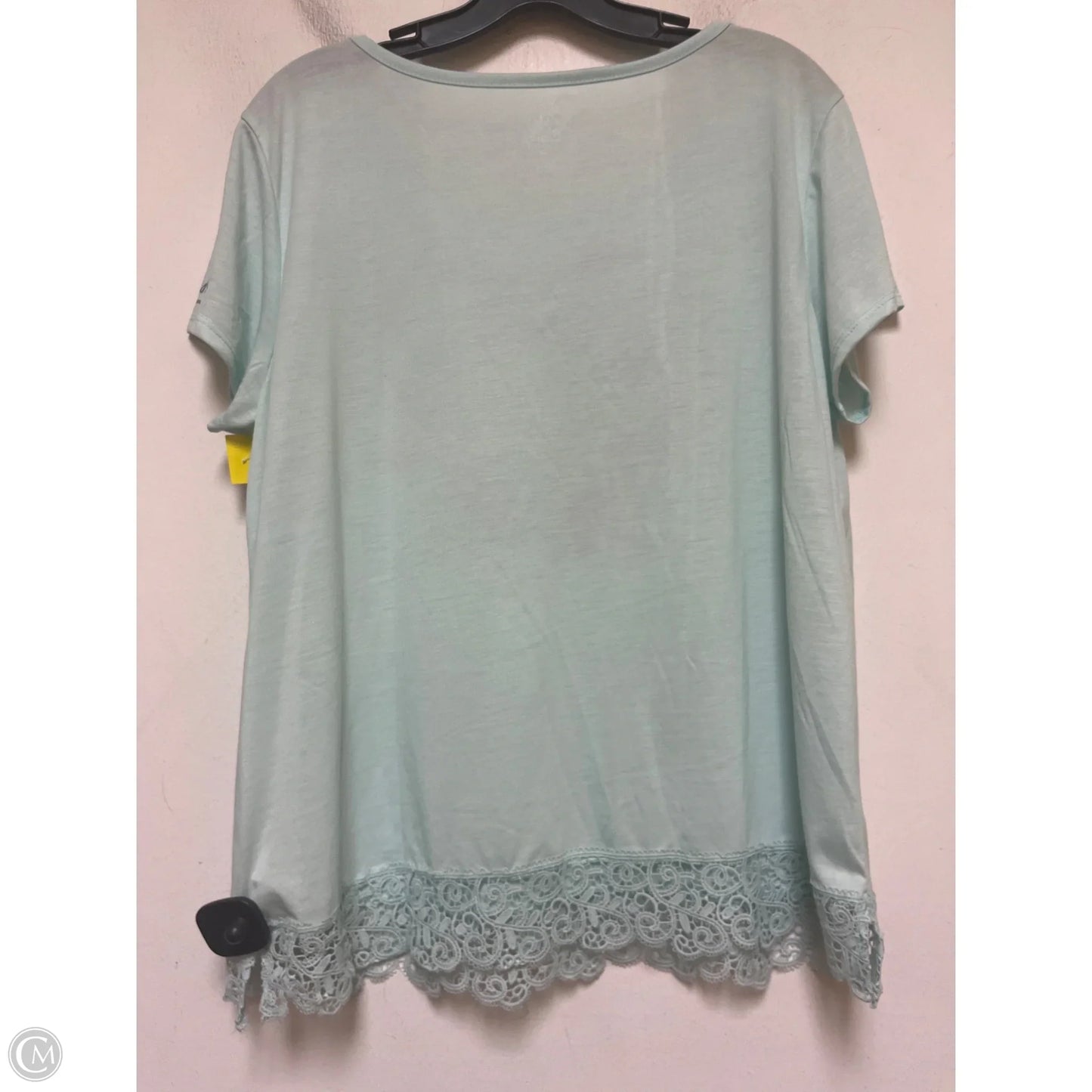 Top Short Sleeve By Disney Store In Teal, Size: Xl