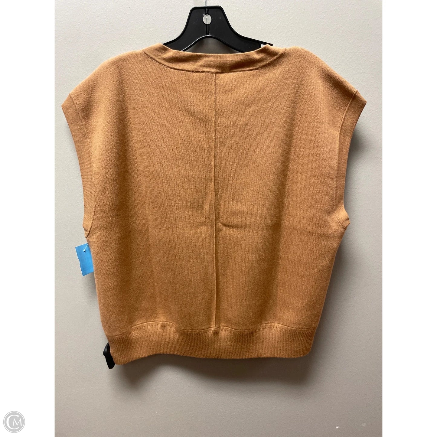 Vest Sweater By Talbots In Tan, Size: Xlp