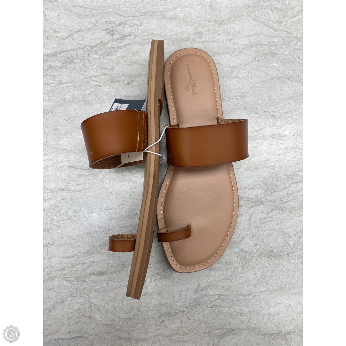 Sandals Flats By Universal Thread In Brown, Size: 9.5