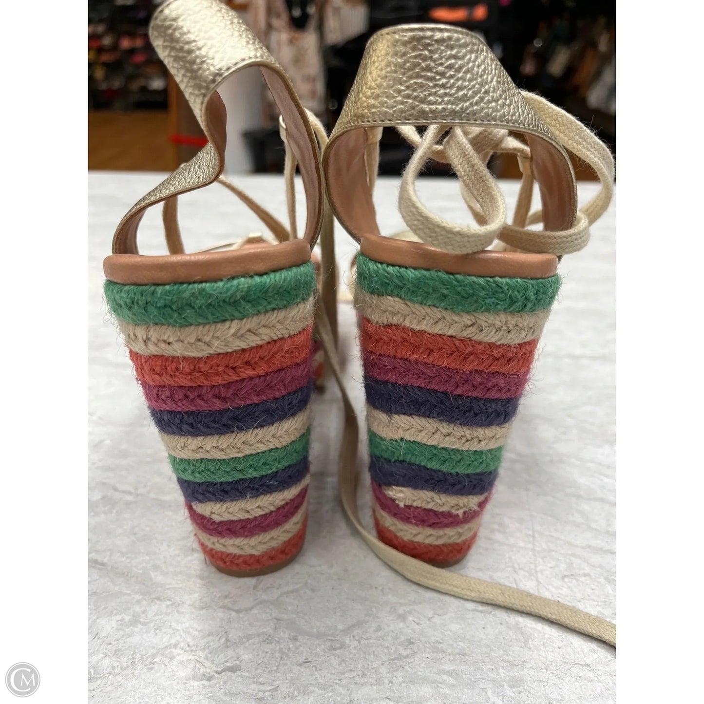 Shoes Designer By Kate Spade In Multi-colored, Size: 10