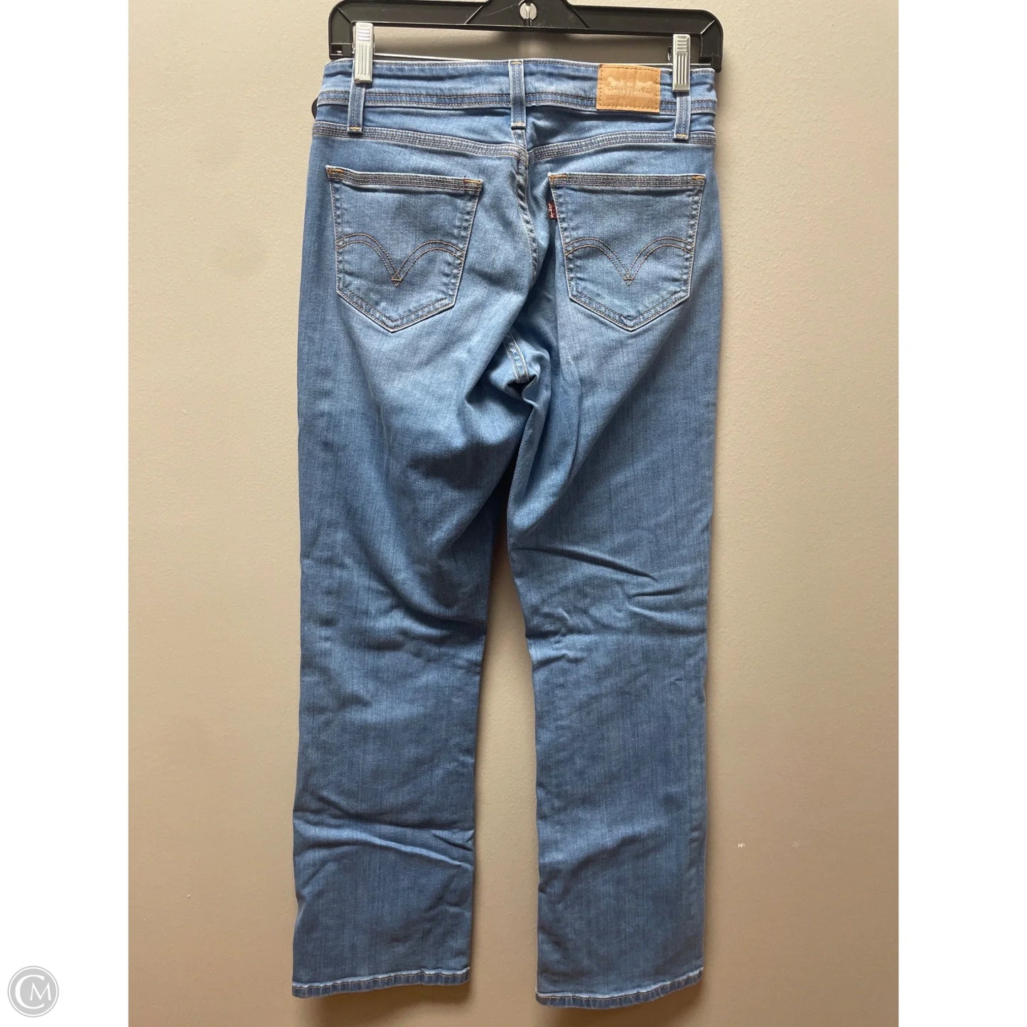 Jeans Boot Cut By Levis In Blue Denim, Size: 4