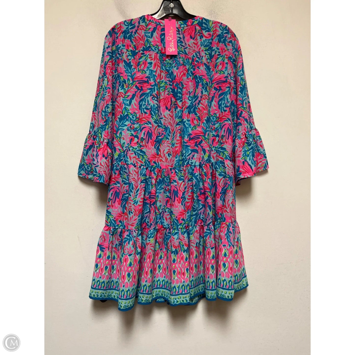 Dress Designer By Lilly Pulitzer In Blue & Pink, Size: 0