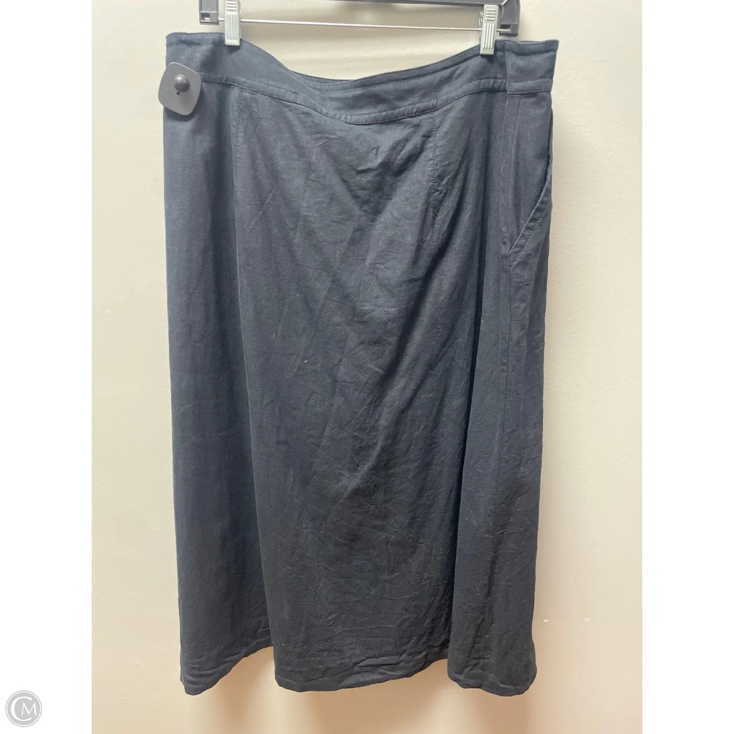 Skirt Midi By Ann Taylor In Black, Size: 16