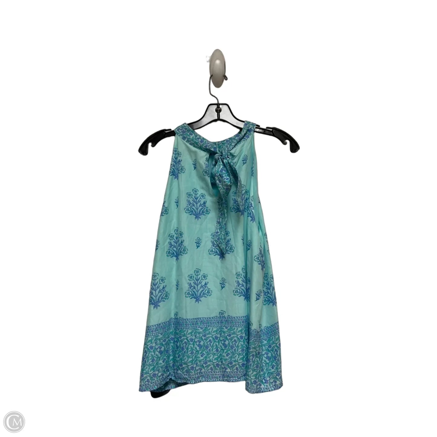 Top Sleeveless By Vineyard Vines In Floral Print, Size: L