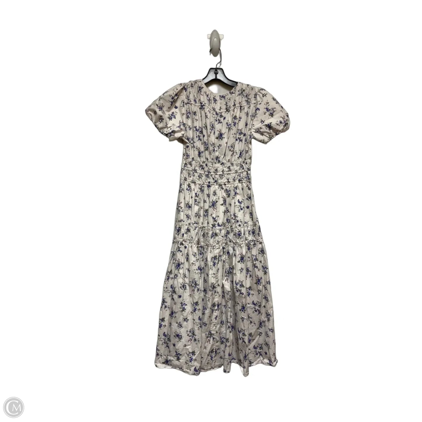 Dress Casual Midi By Francesca’s In Floral Print, Size: L