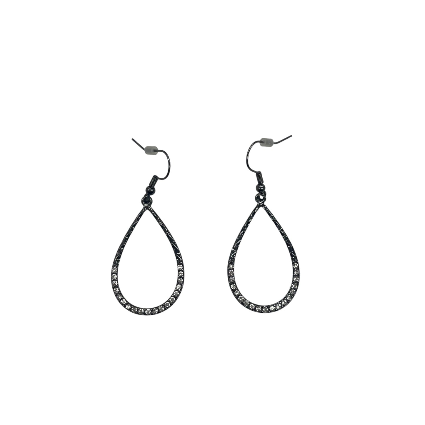Earrings Hoop By Clothes Mentor In Black