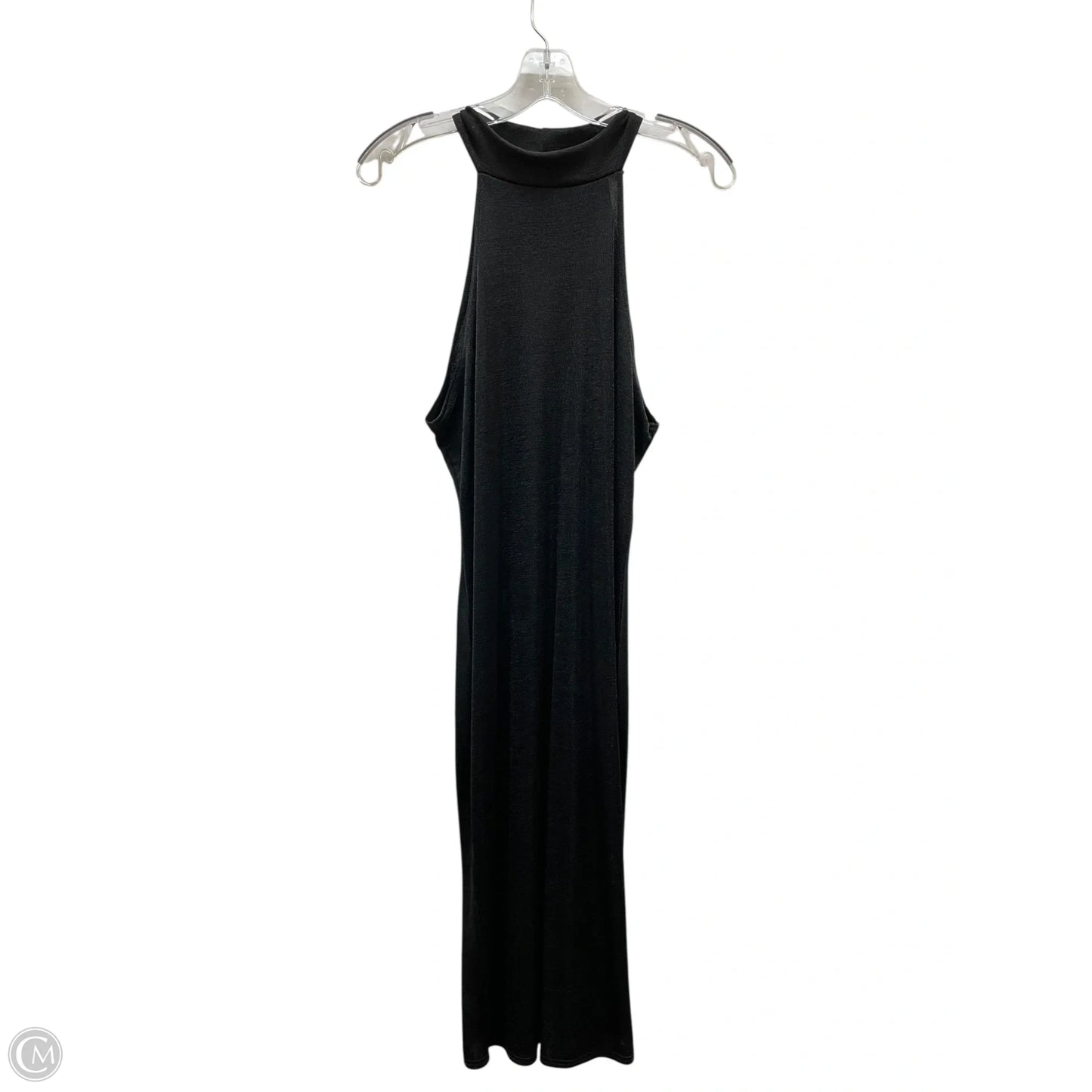 Dress Casual Midi By Boohoo Boutique In Black, Size: 12