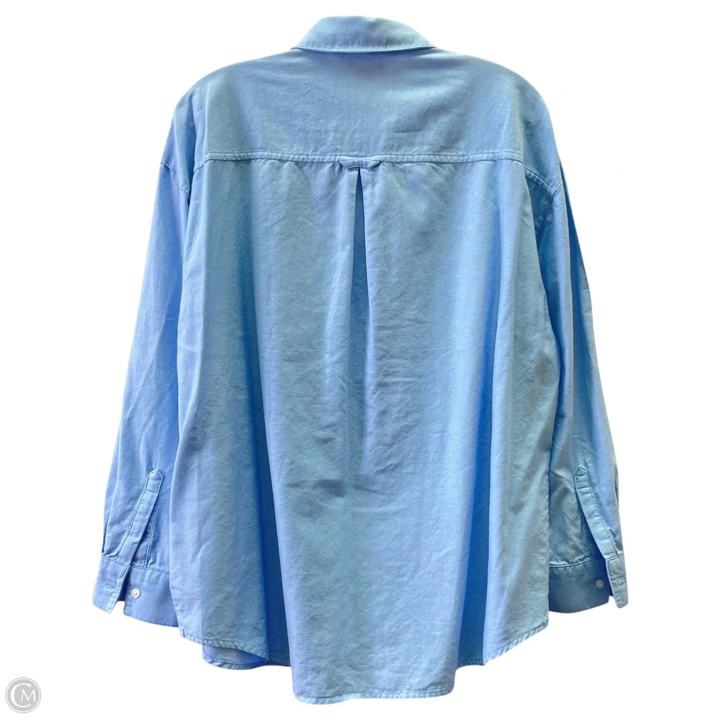 Top Long Sleeve Basic By Old Navy In Blue, Size: M