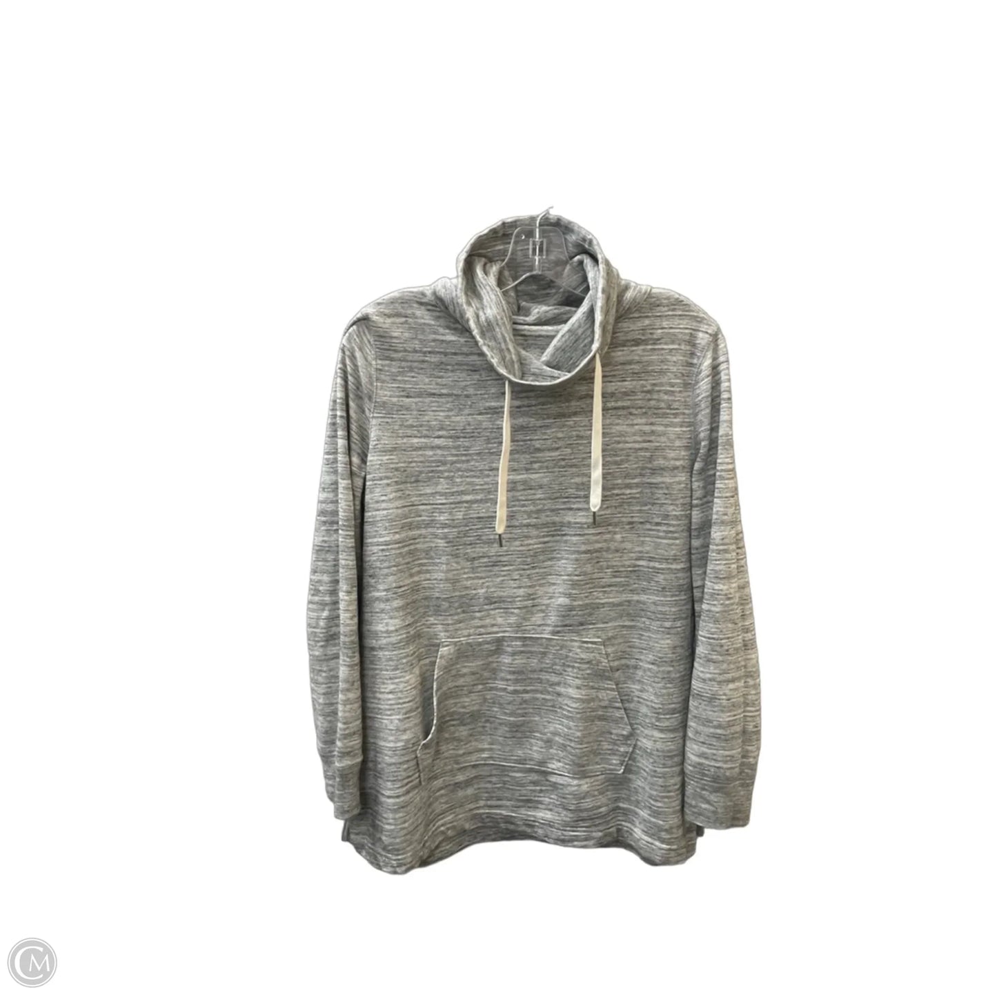 Sweatshirt Collar By Gap In Grey, Size: L