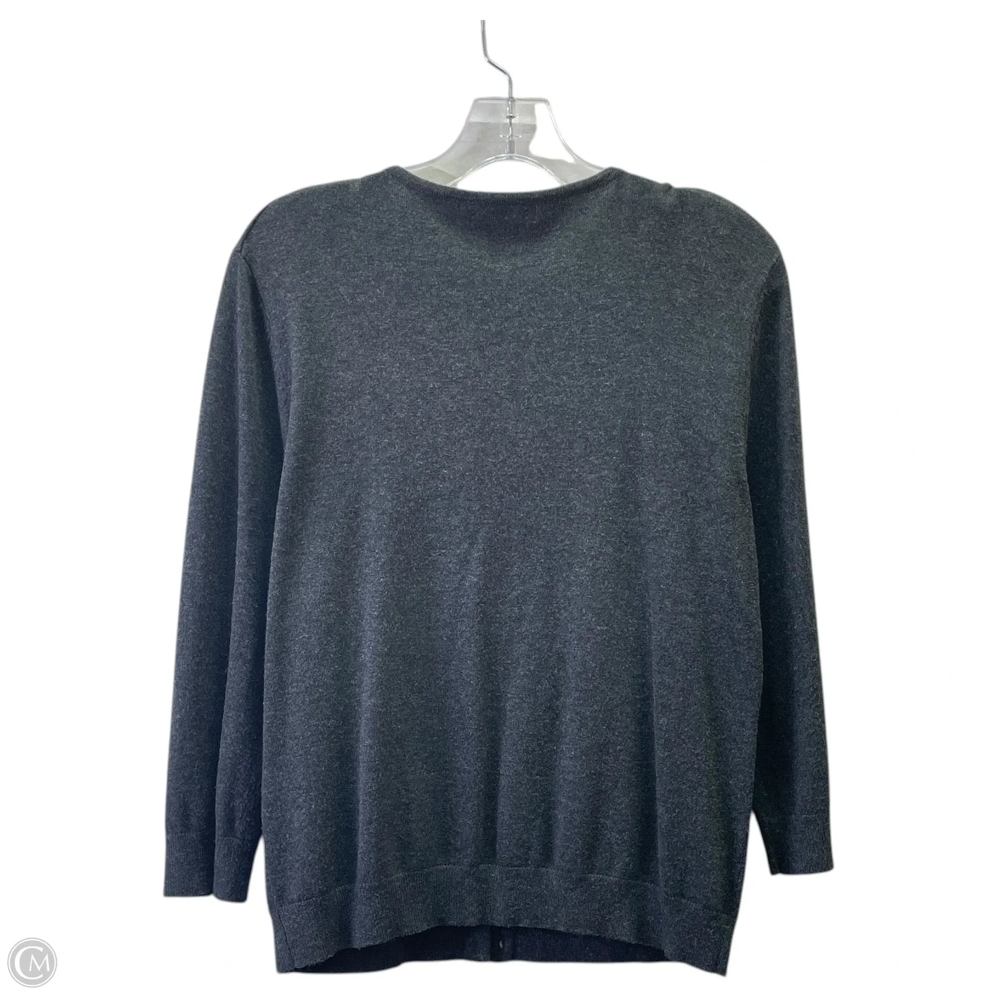 Cardigan By Cable And Gauge In Grey, Size: Xl