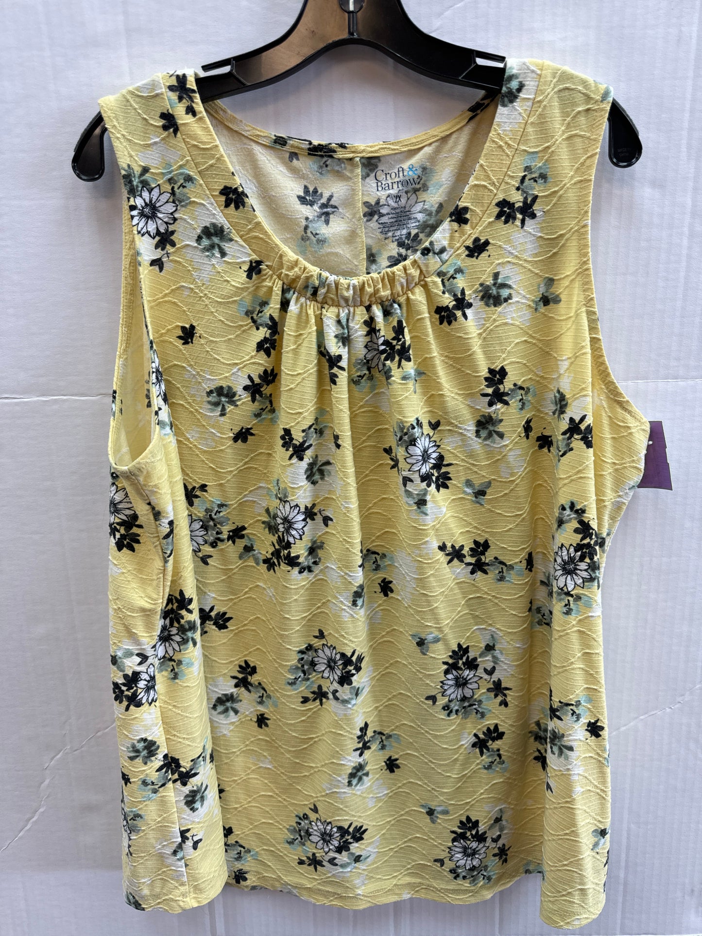 Top Sleeveless By Croft And Barrow Size: 2x