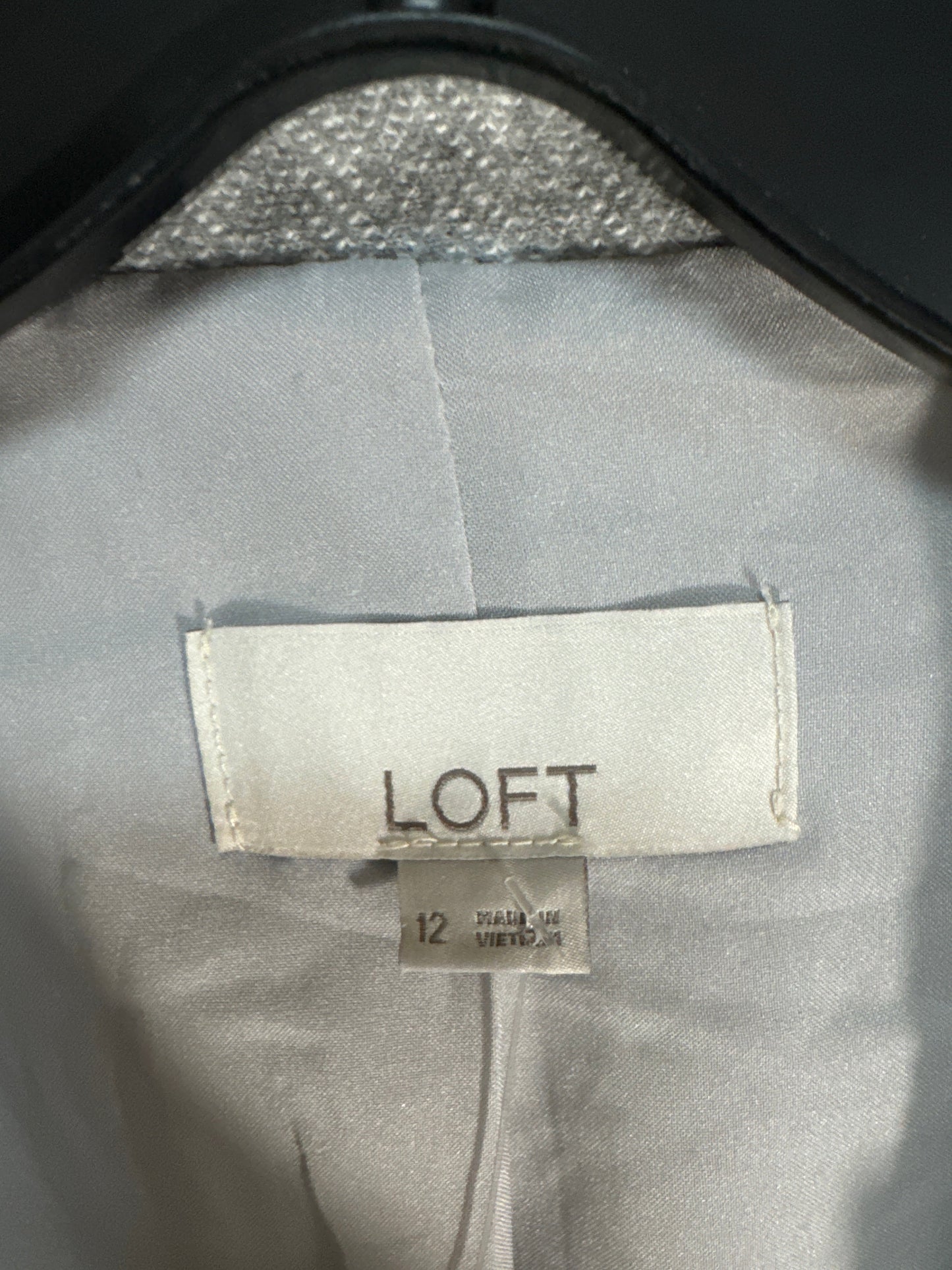 Blazer By Loft In Grey, Size: L