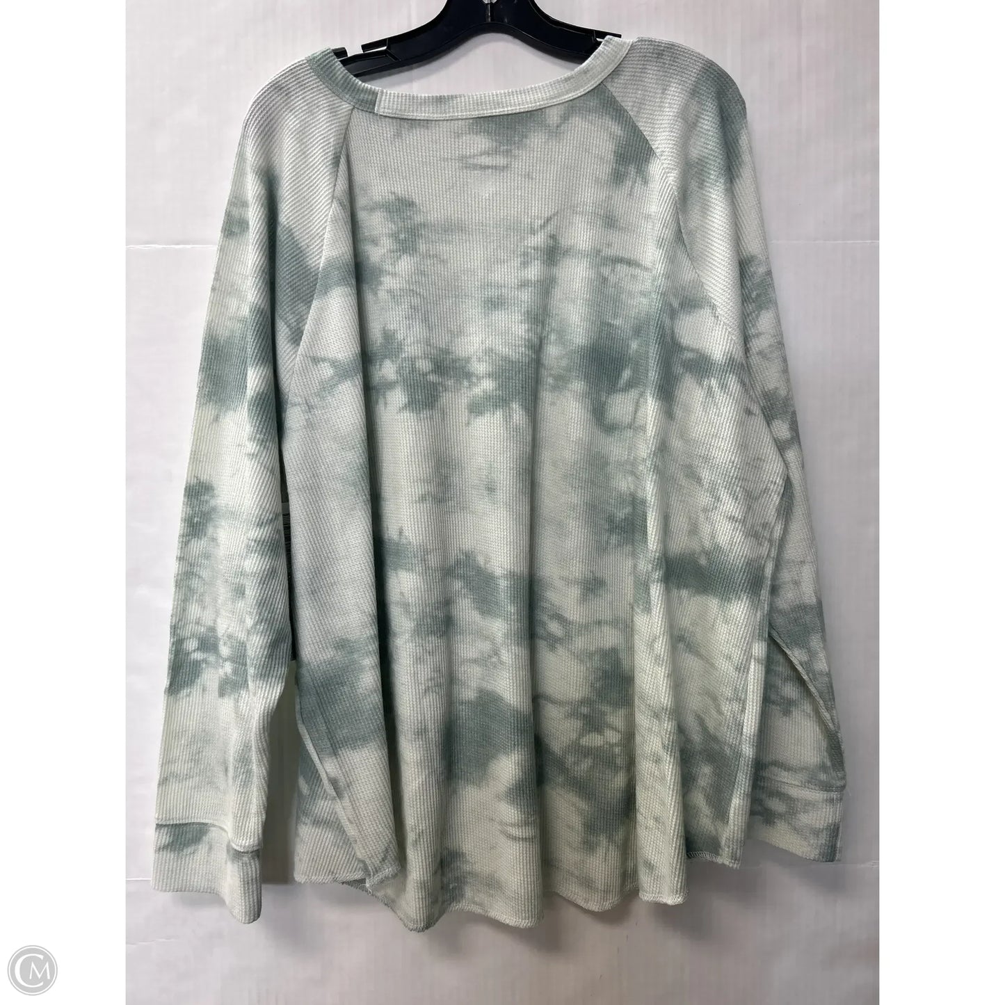 Top Long Sleeve By Sonoma In Green, Size: 2x