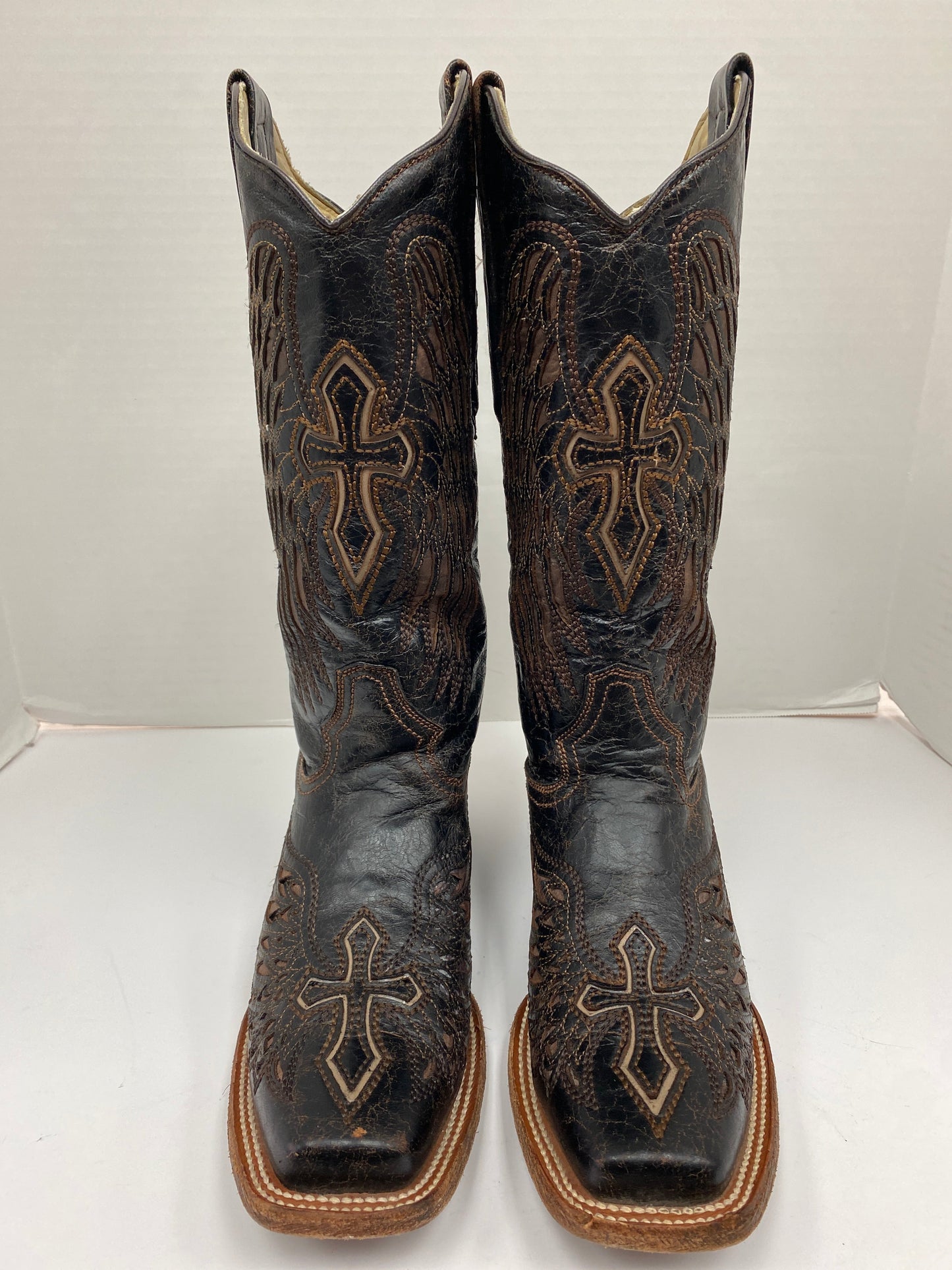 Boots Western By Corral In Brown, Size: 8.5
