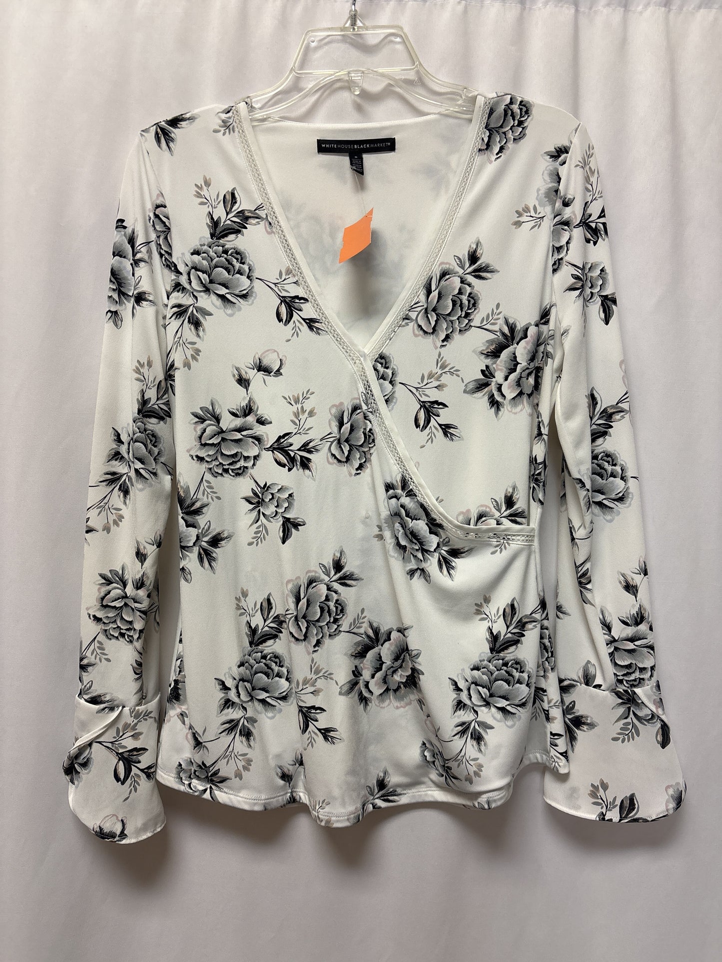 Top Long Sleeve By White House Black Market Size: S