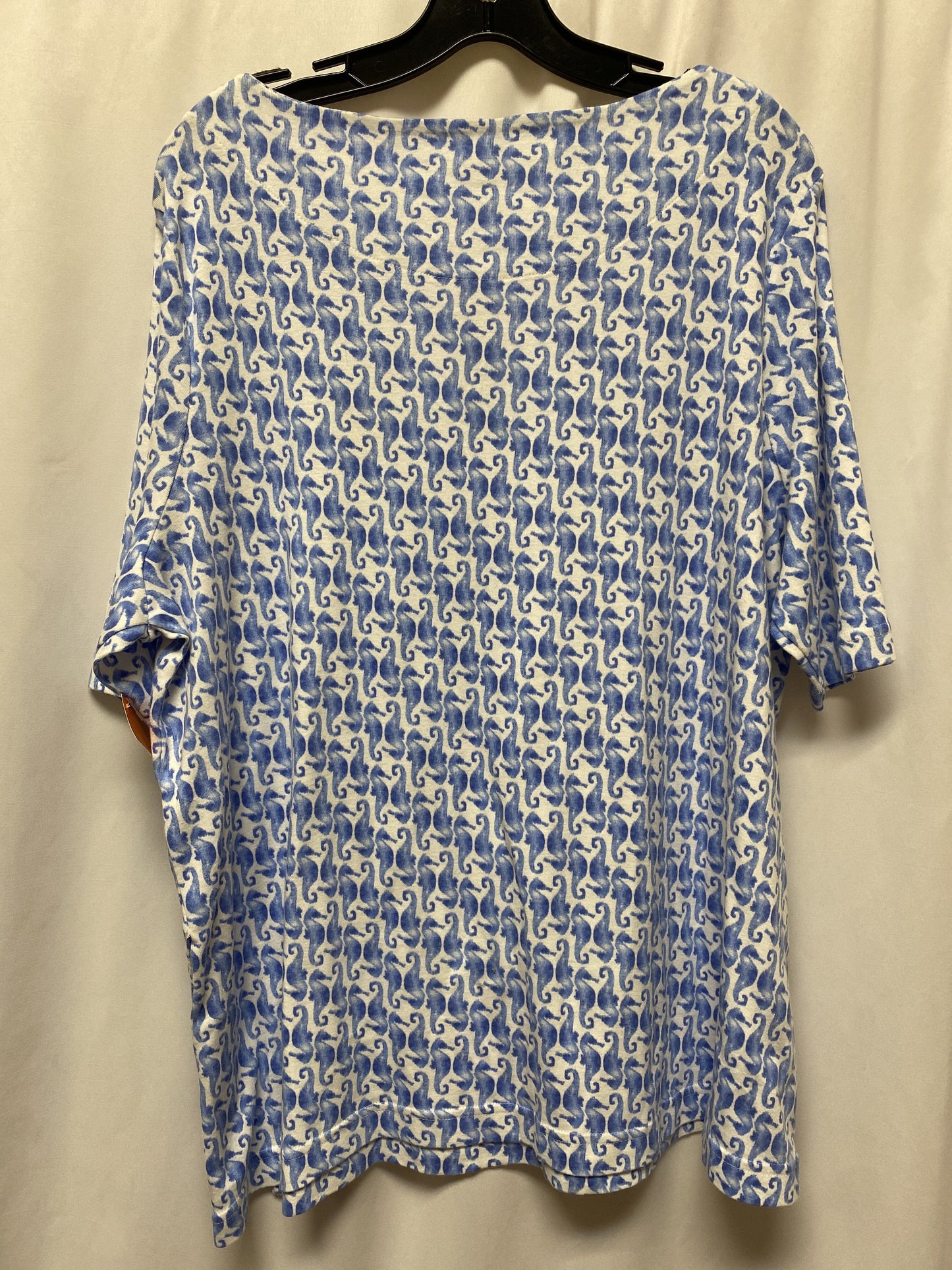 Top Short Sleeve By Chicos  Size: Xxl