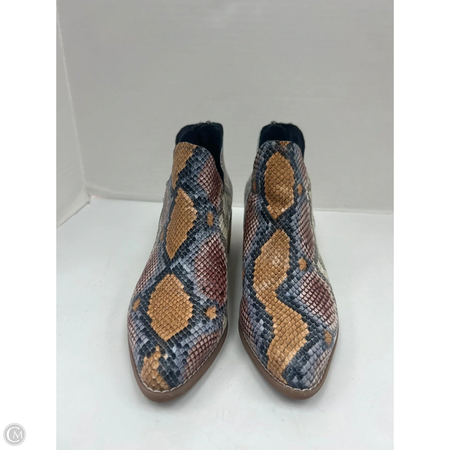 Boots Ankle Heels By Blondo In Multi-colored, Size: 7.5