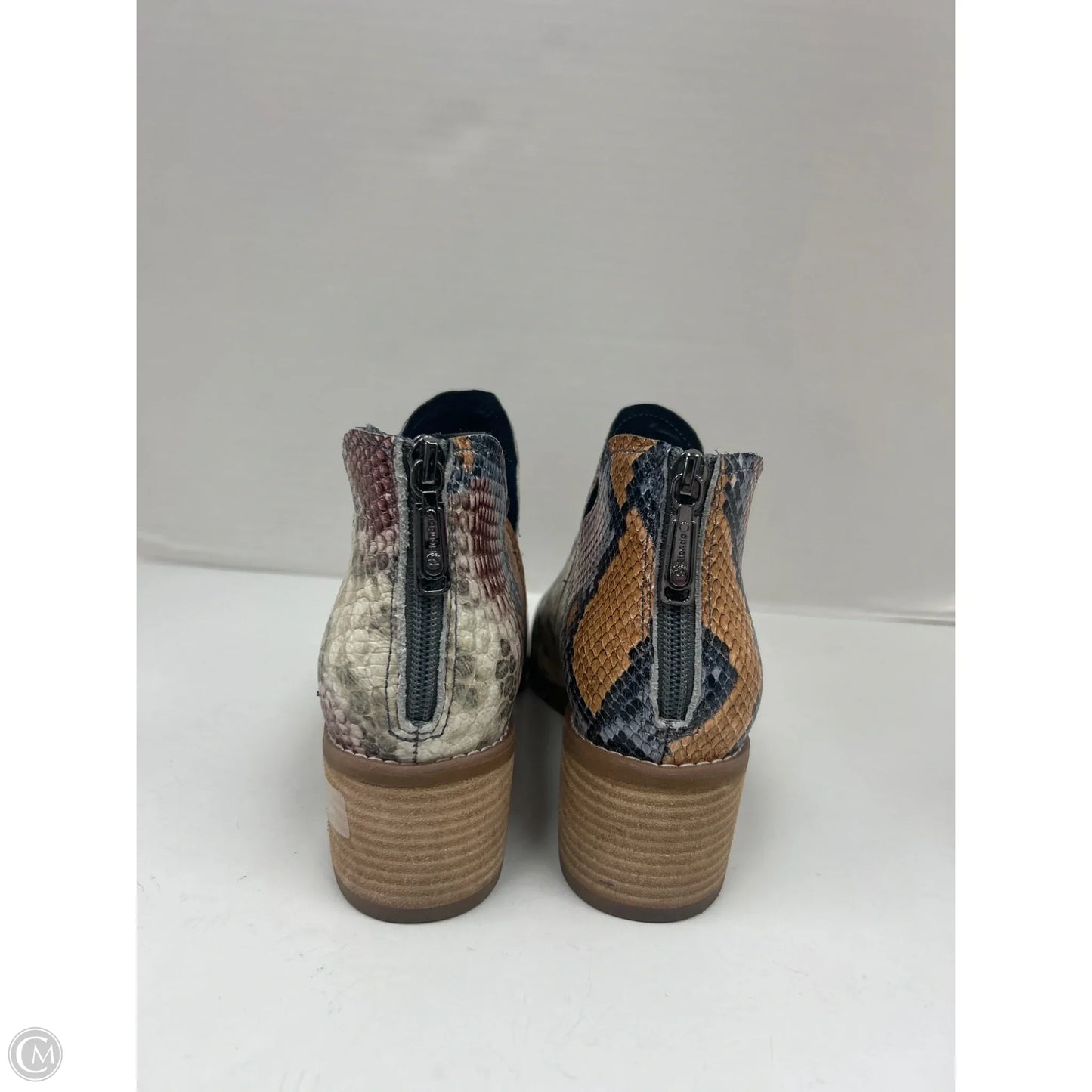Boots Ankle Heels By Blondo In Multi-colored, Size: 7.5