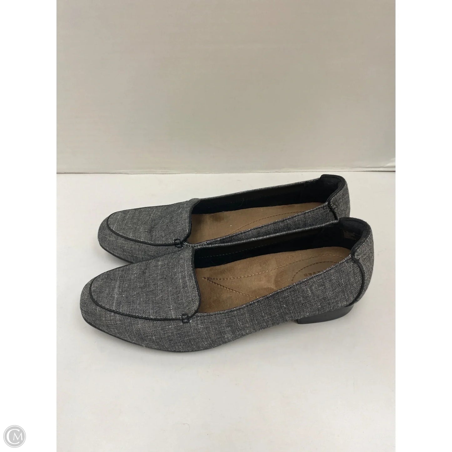 Shoes Heels Block By Clarks In Grey, Size: 7.5