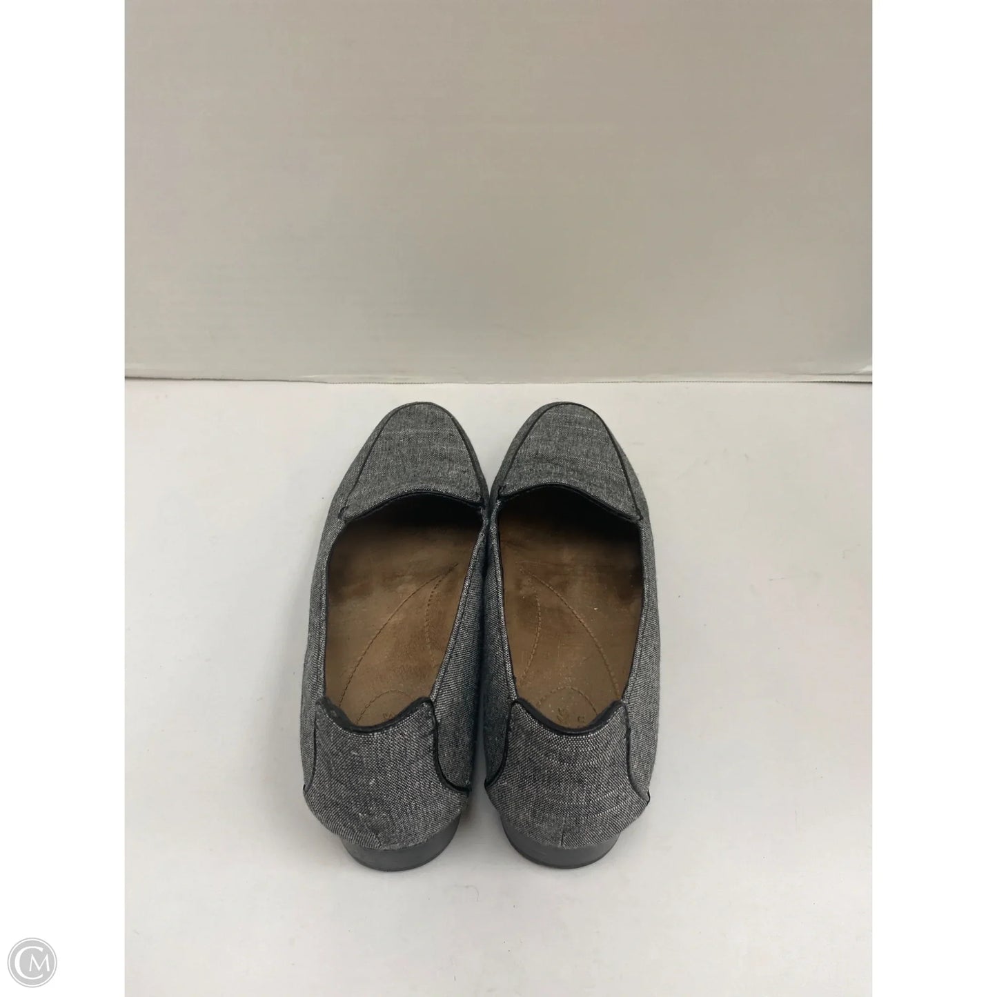 Shoes Heels Block By Clarks In Grey, Size: 7.5