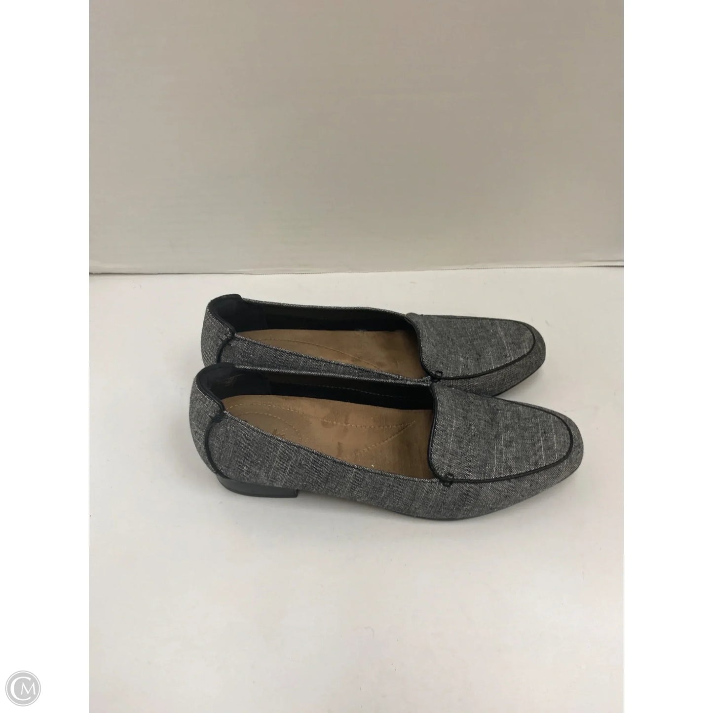 Shoes Heels Block By Clarks In Grey, Size: 7.5