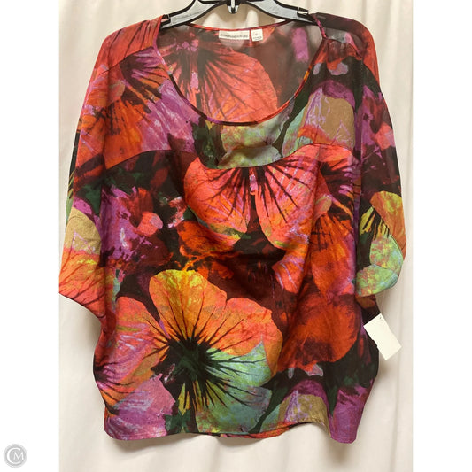 Top Short Sleeve By John Paul Richard In Red, Size: Xl