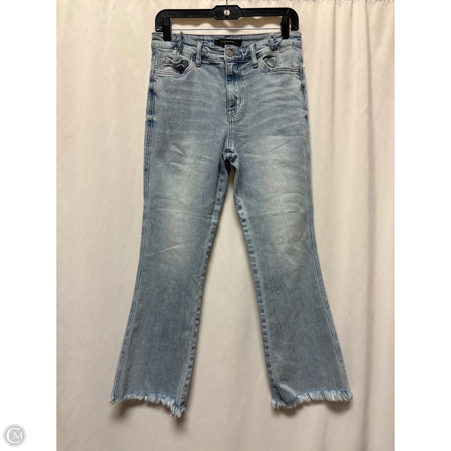 Jeans Cropped By Flying Monkey In Blue Denim, Size: 6