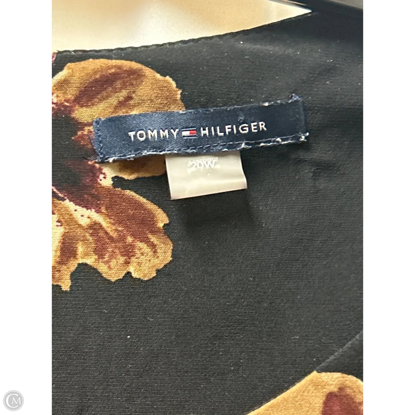Dress Casual Midi By Tommy Hilfiger In Black, Size: 2x