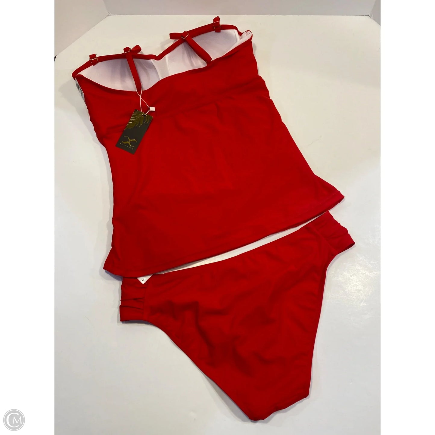 Swimsuit 2pc By Clothes Mentor In Red, Size: L