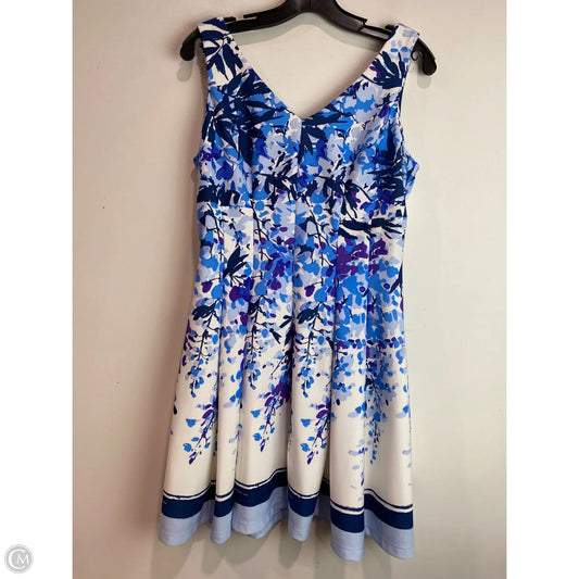 Dress Casual Midi By Clothes Mentor In Blue, Size: 12