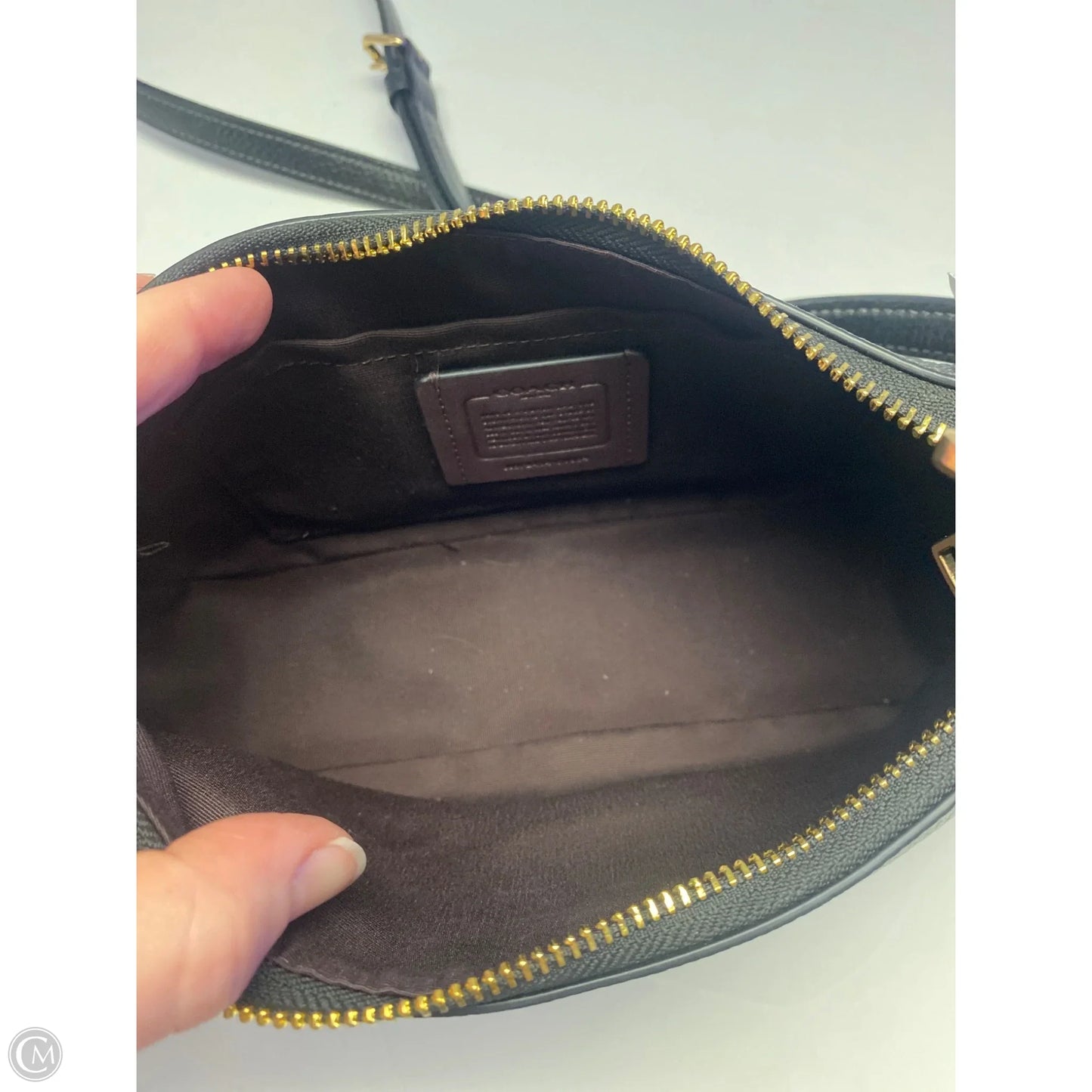 Crossbody Designer By Coach, Size: Medium