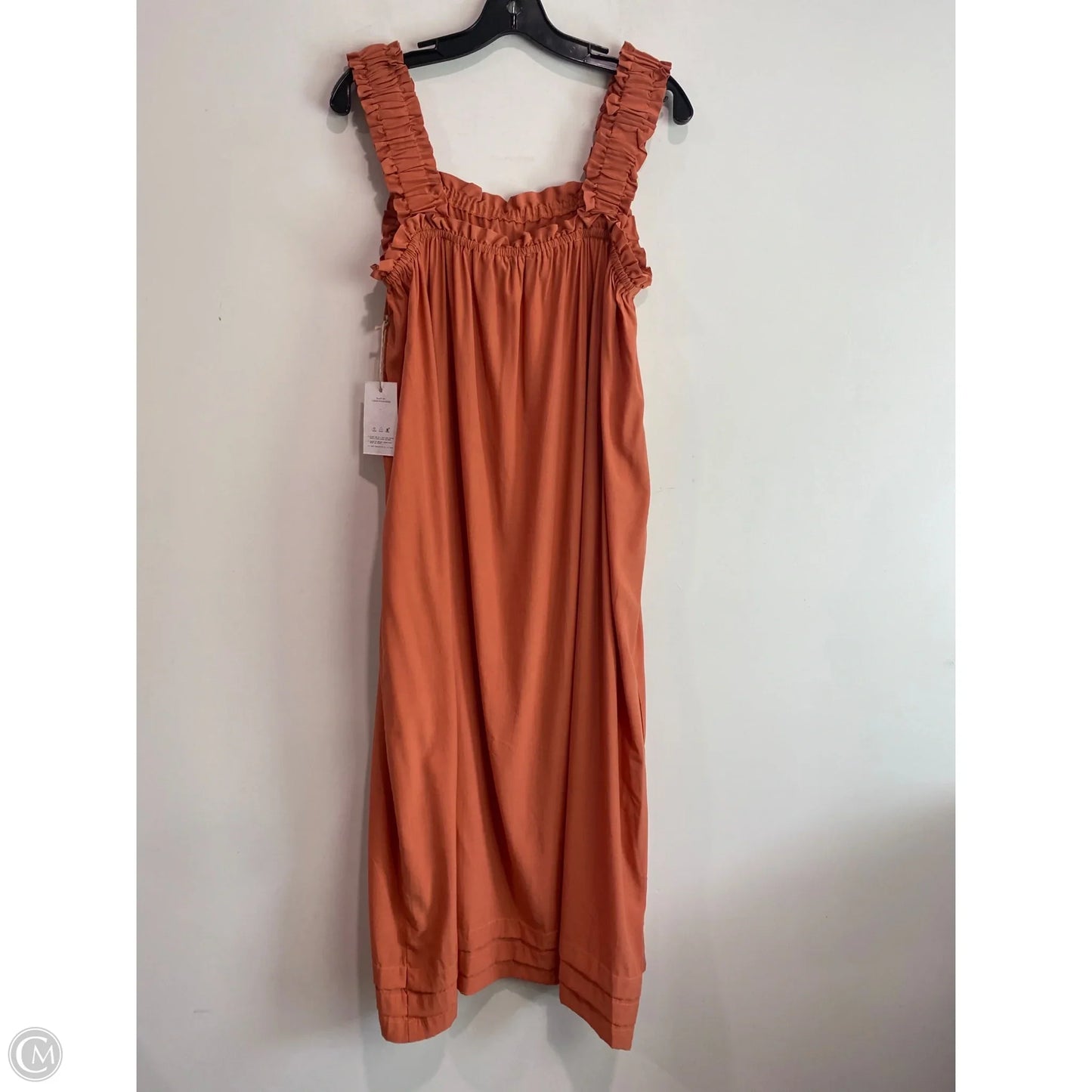 Dress Casual Midi By Gigio In Orange, Size: S