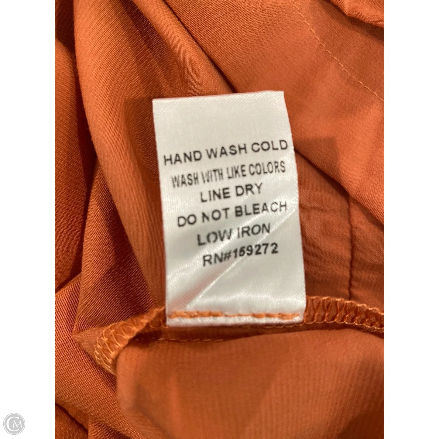 Dress Casual Midi By Gigio In Orange, Size: S