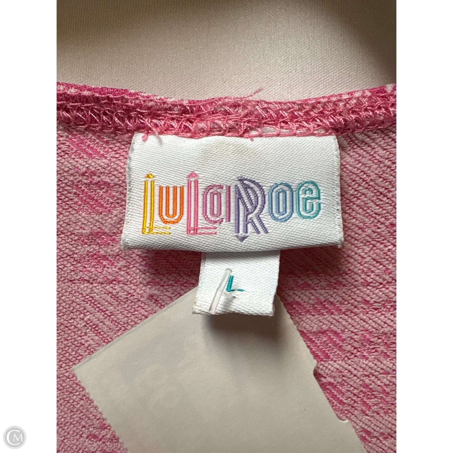 Cardigan By Lularoe In Pink, Size: L