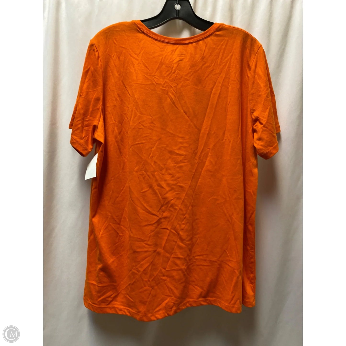 Top Short Sleeve By Clothes Mentor In Orange, Size: Xxl
