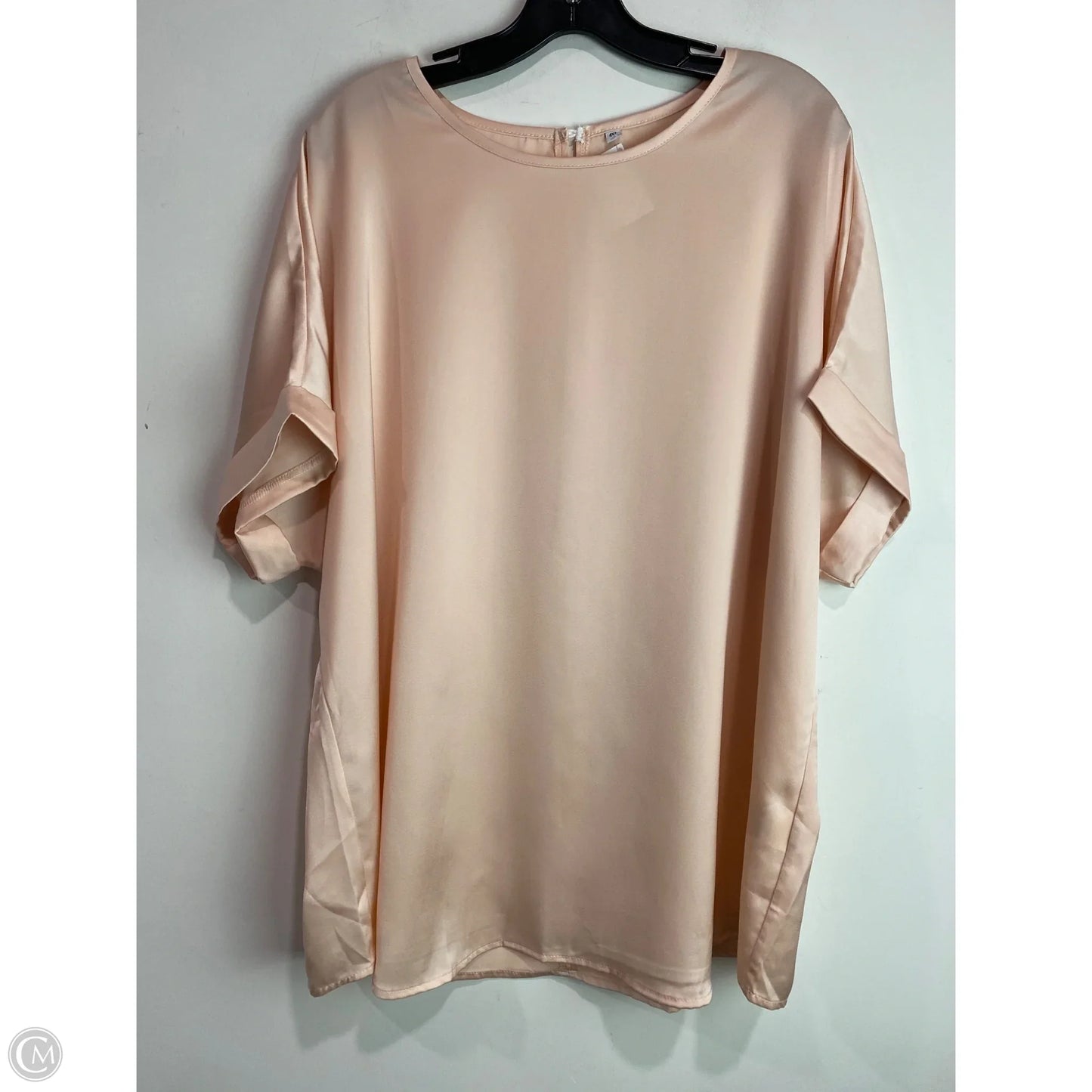Top Short Sleeve By Clothes Mentor In Pink, Size: 4x
