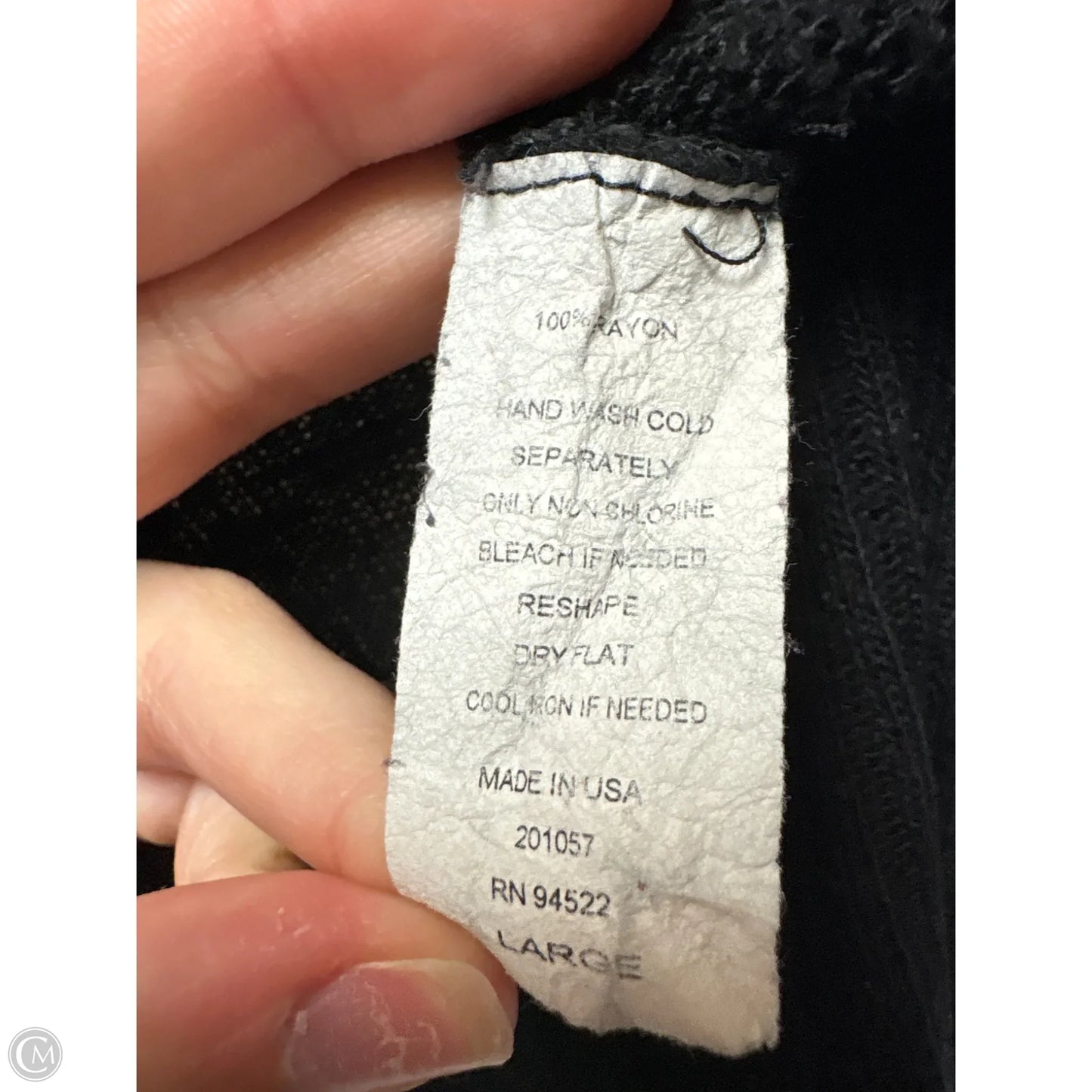 Cardigan By Say What In Black, Size: L