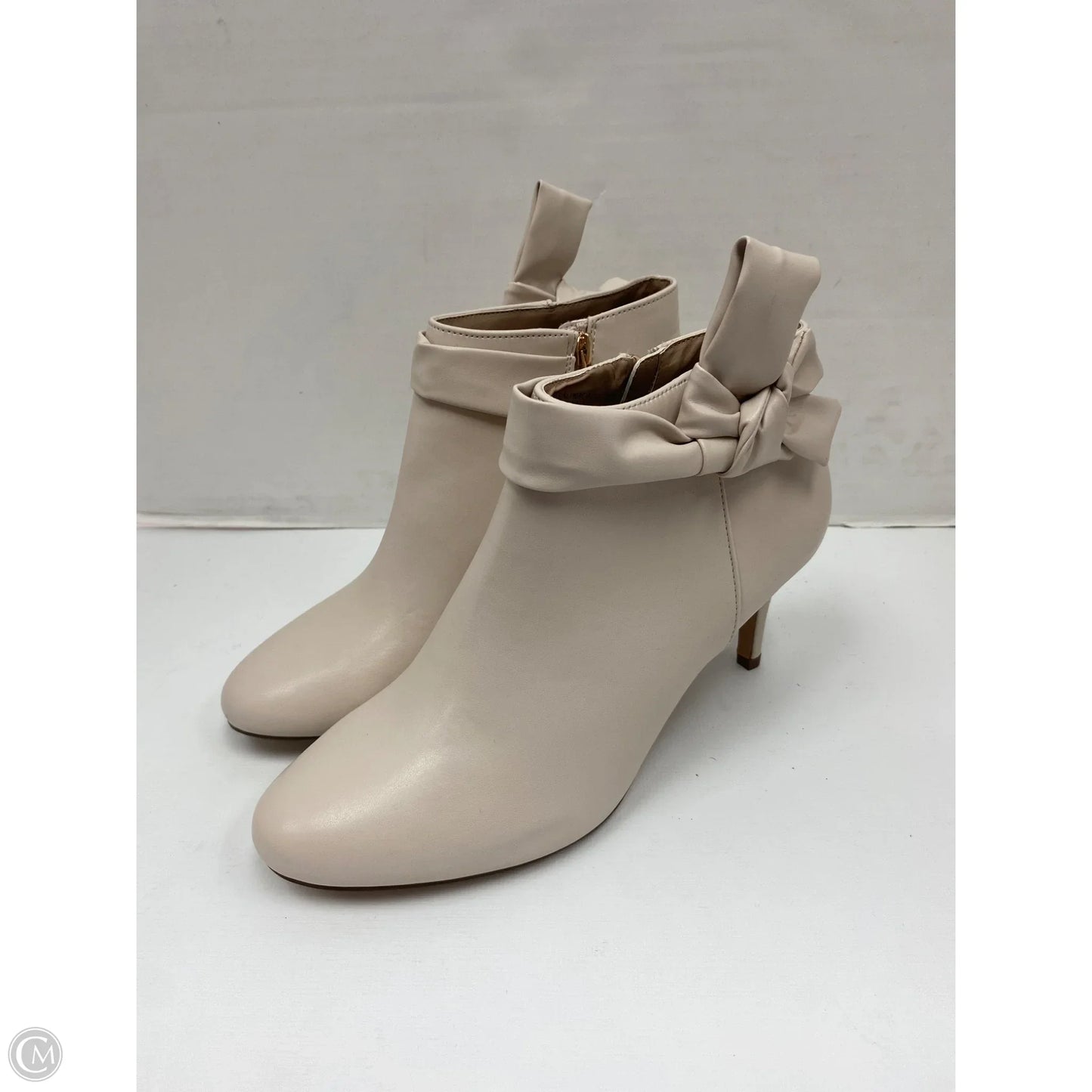 Boots Ankle Heels By Nanette By Nanette Lepore In Cream, Size: 8.5